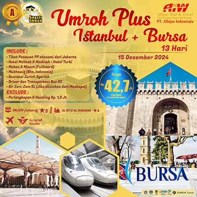 Umroh Istanbul Plus Bursa